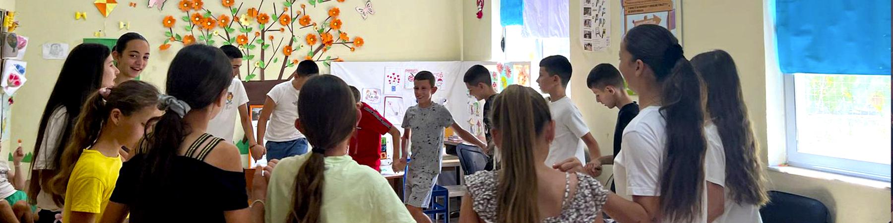 Albanian Youth in Community Center